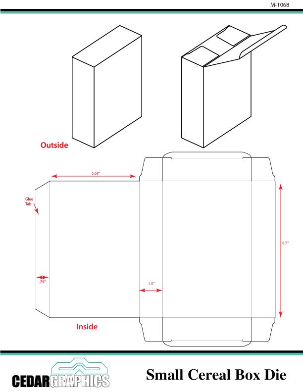 Adobe illustrator packaging box template